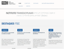 Tablet Screenshot of itecrs.org